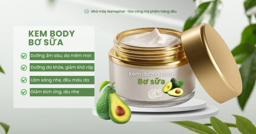 Gia công ke,m body Bơ sữa tại Namephar