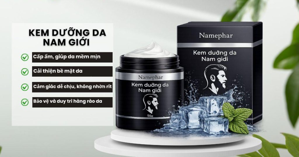 Gia công kem dưỡng da nam giới tại nhà máy Namephar 