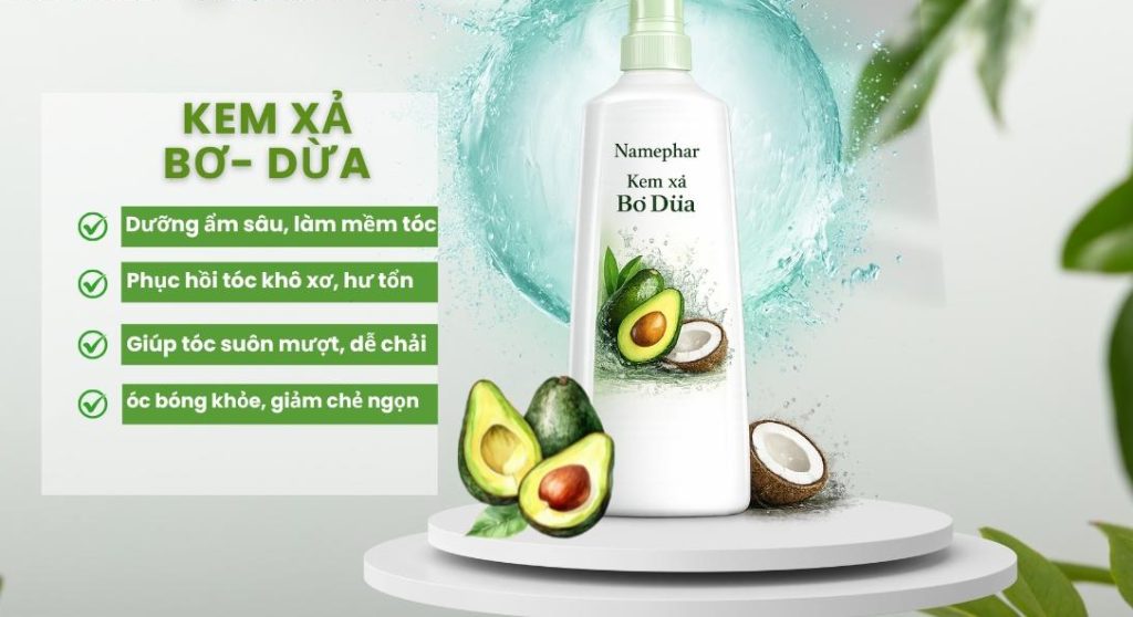 Gia công kem xả Bơ Dừa tại nhà máy Namephar