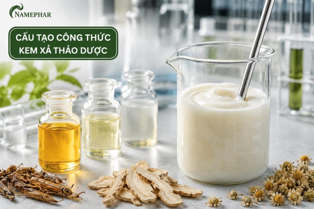 Cấu tạo kem xả thảo dược