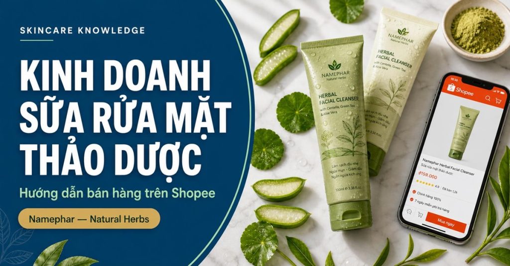 Kinh doanh sữa rửa mặt thảo dược 